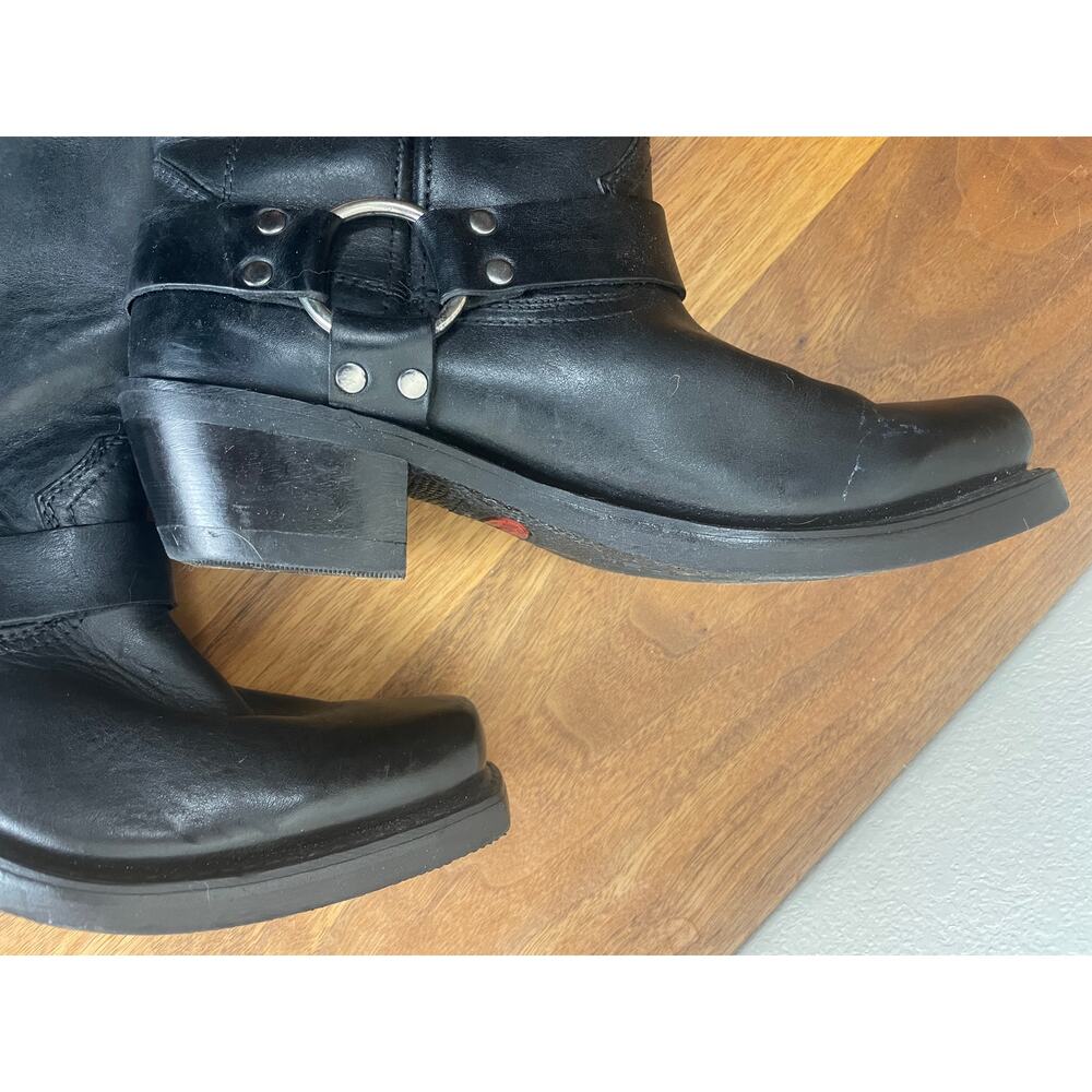 Durango Black Leather 10" Harness Boots Women's size 8.5 (generous fit) EU 40.5 - Picture 4 of 12